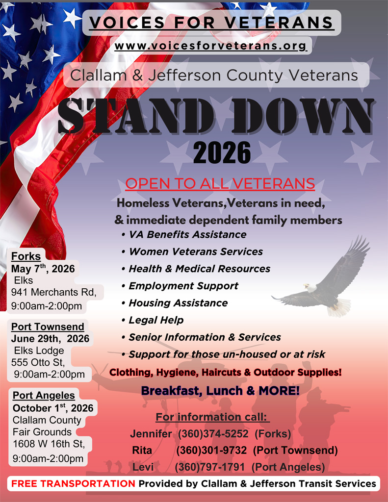 2026 Stand Down Flyer